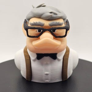3D Printed Adventure-Loving Gentleman-Inspired Jeep Duck – Heartwarming Collectible for Jeep Ducking & Gifts | Handmade in USA