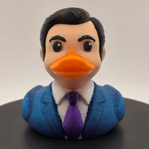 Regional Manager Duck Figurine | Jeep Duck Pop Culture Parody | Dashboard Duck Collectible | Handmade 3D Printed Gift