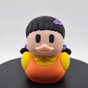 Red Light Green Light Doll Inspired Jeep Duck | 3D Printed Collectible | Unique Jeep Ducking Gift