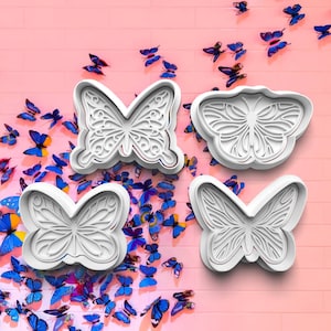 Butterfly Cookie Cutters with Stamps