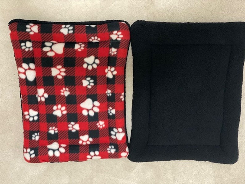 Fleece Dog Crate Pad Etsy