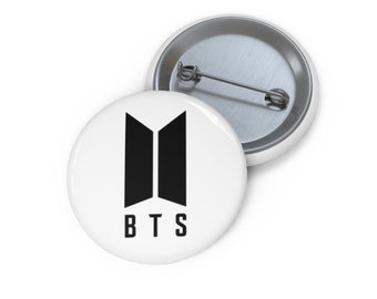BTS Pin, BTS Logo Pin Button, bts backpack pin
