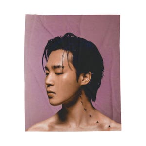 BTS Jimin Blanket, Jimin Blanket, BTS Cozy Blanket, Velveteen Plush Blanket, BTS Gift