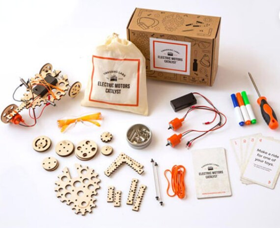 Tinkering Labs Electric Motors Catalyst STEM Kit Intro to Engineering, Robo Tinkering Labs Electric Motors Catalyst STEM Kit - Etsy UK