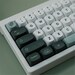 Teclado Mecánico PBT De Doble Color Con Retroiluminación De 104 Teclas, Columna Universal Para Teclado Mecánico Ikbc Cherry MX (gris Cian