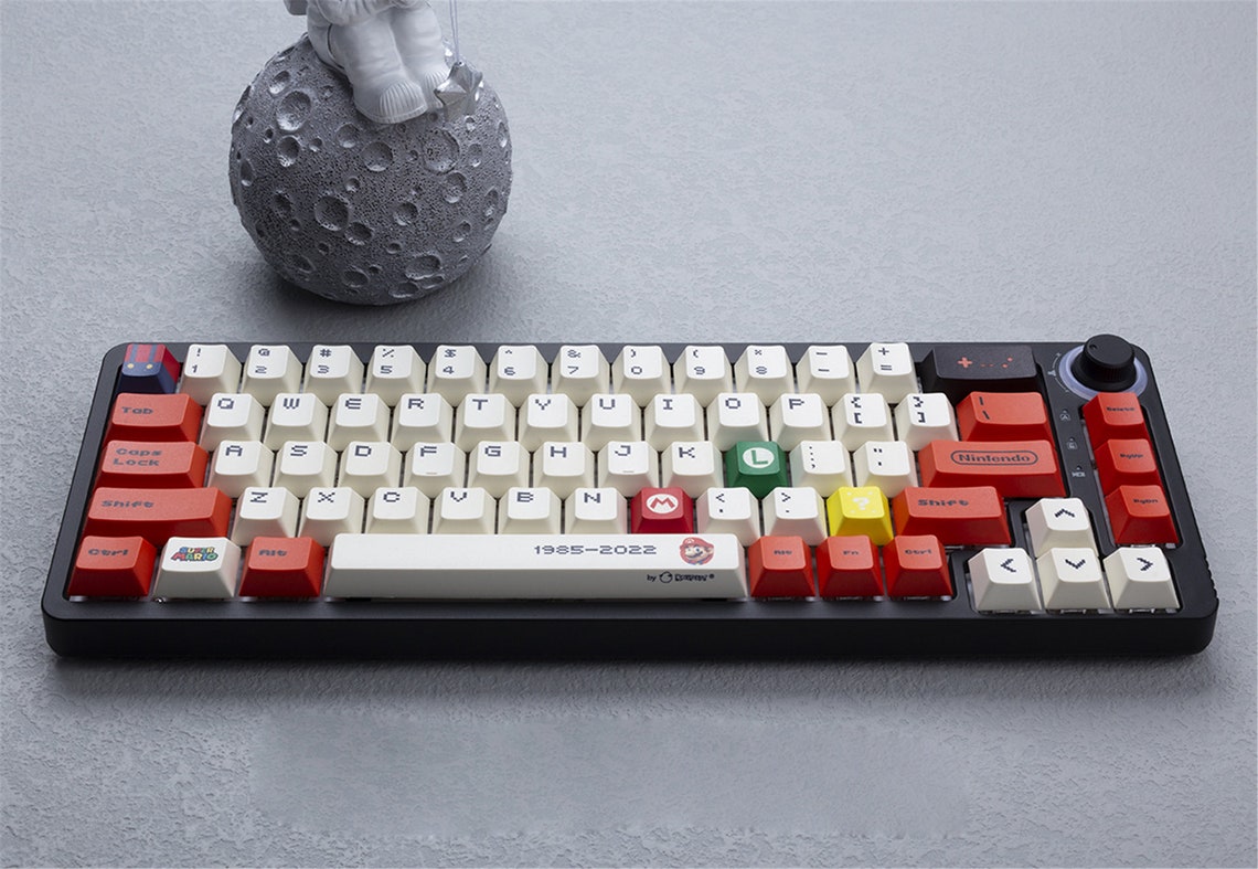 Super Mario Keycaps Set Mario Themed PBT Keycap Set Süß Etsy