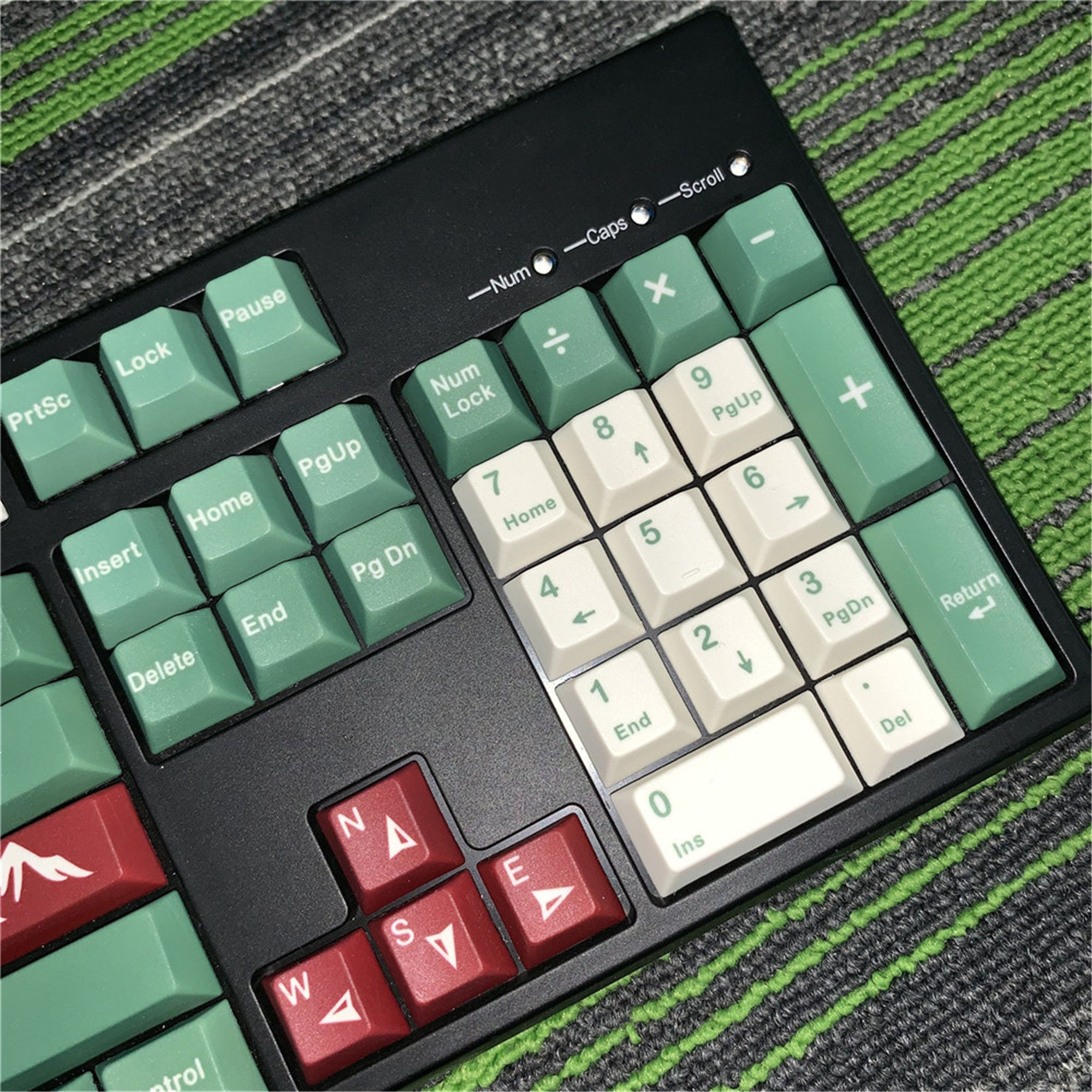 Camping Keycaps Cherry Profile Keycaps Green Keycap Set 110 Etsy