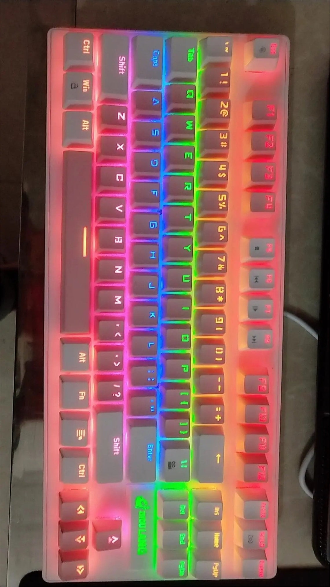Cherry Lighting Keyboard 87 Keys USB Wired Gaming Keyboard Etsy