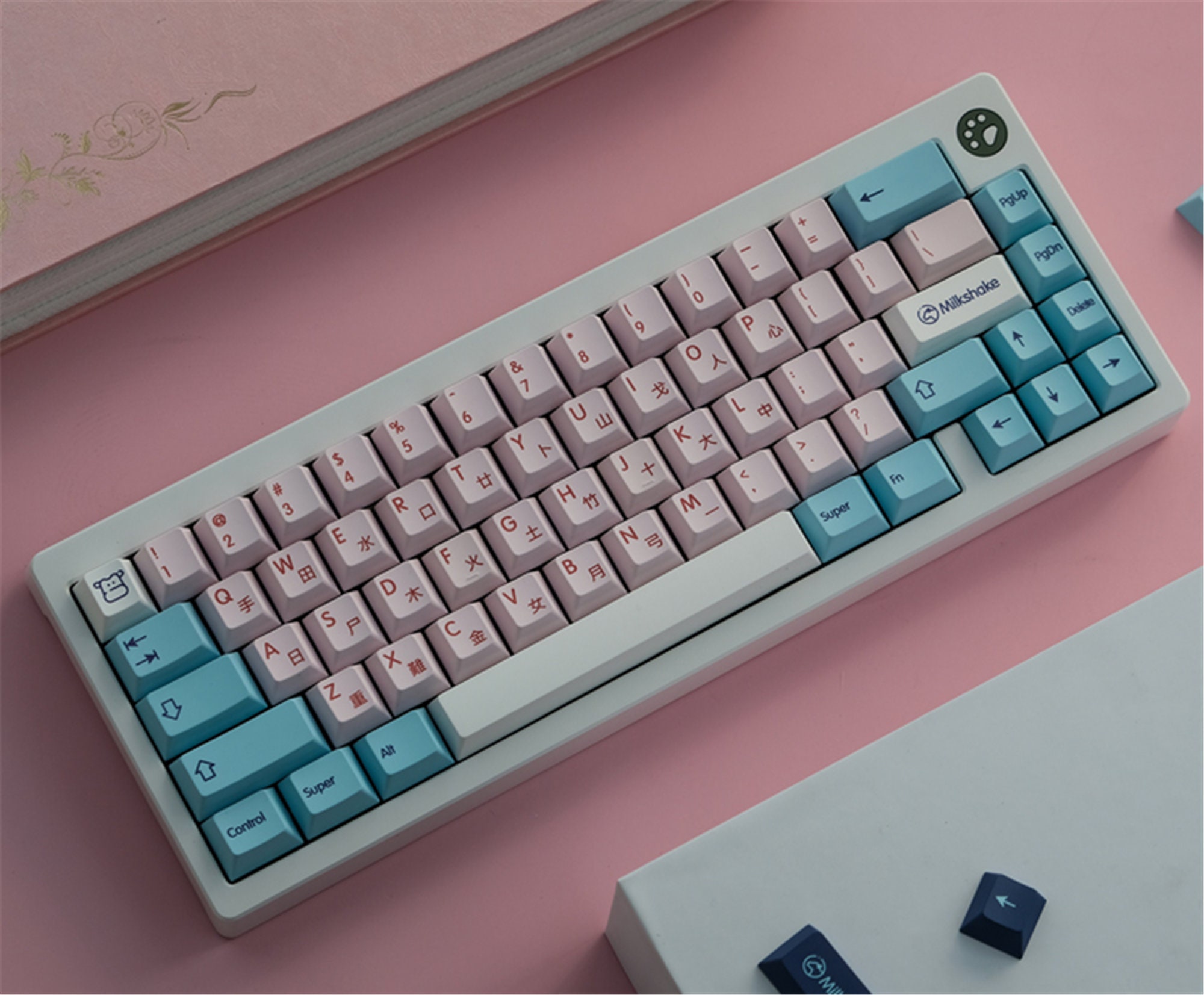 custom keycap Mini Milkshakes Clay Keycap milkshake keycap kawaii