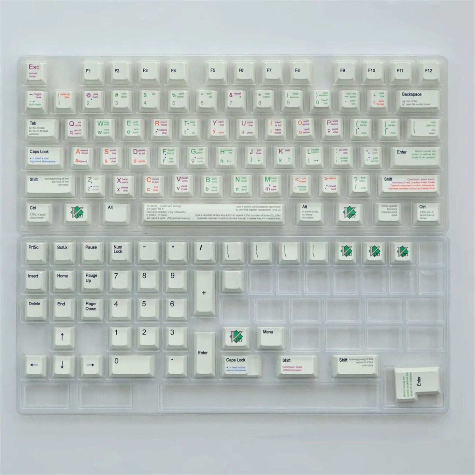 Gmk Vim Theme Shortcut Instructions Keycaps Cherry Profile Etsy Australia