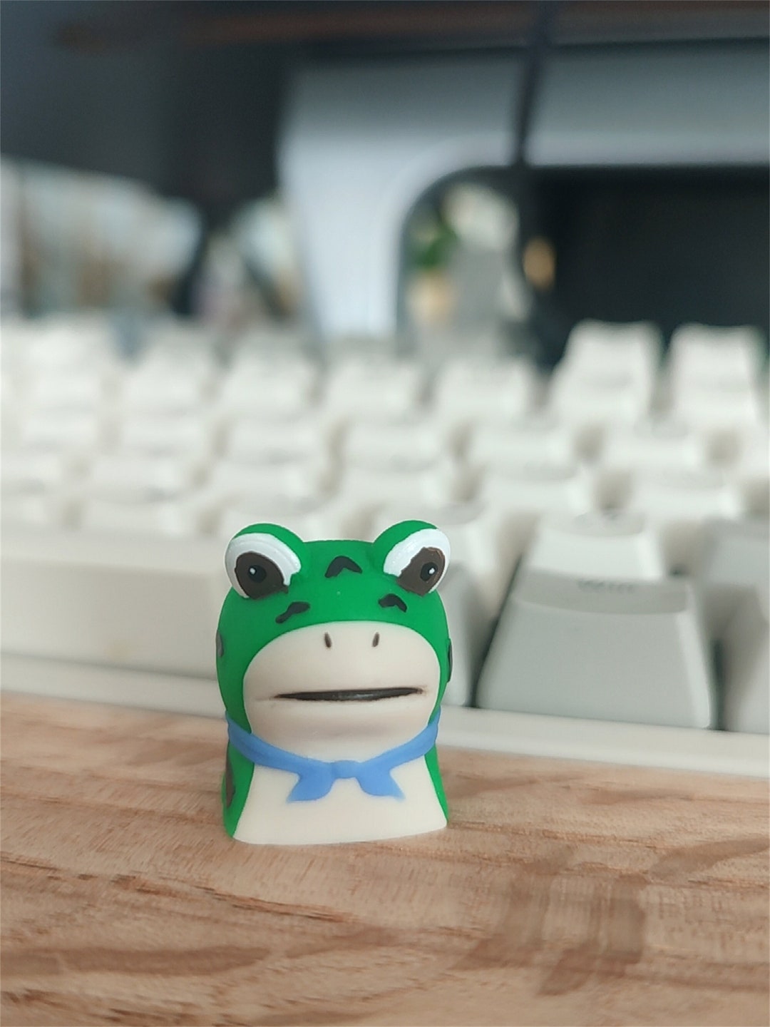 Cute Frog Keycap Artisan Resin Keycaps Fashionable Animal Etsy UK