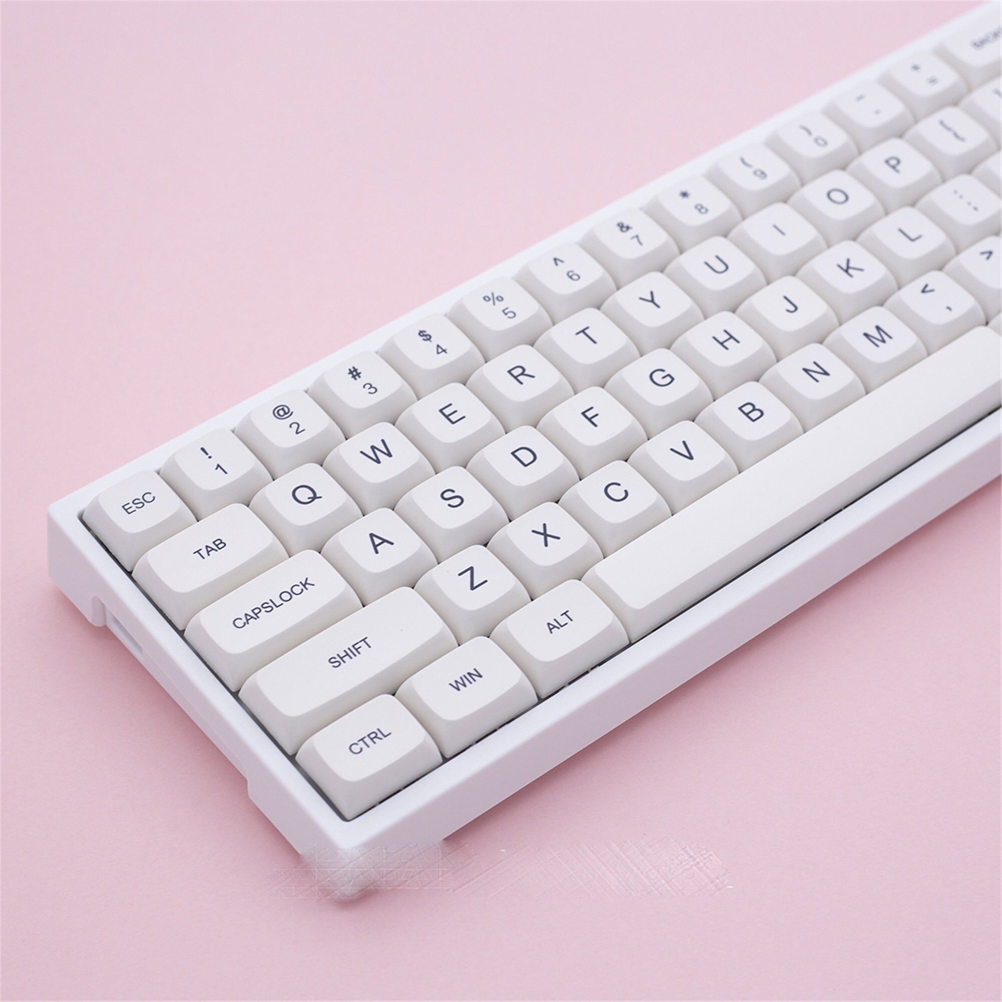 Keycaps Retro Full White ISO Español | Conjunto de Teclas PBT Sublimación  Térmica para Teclado Mecánico | Perfil OEM | Layout o Disposición ISO 