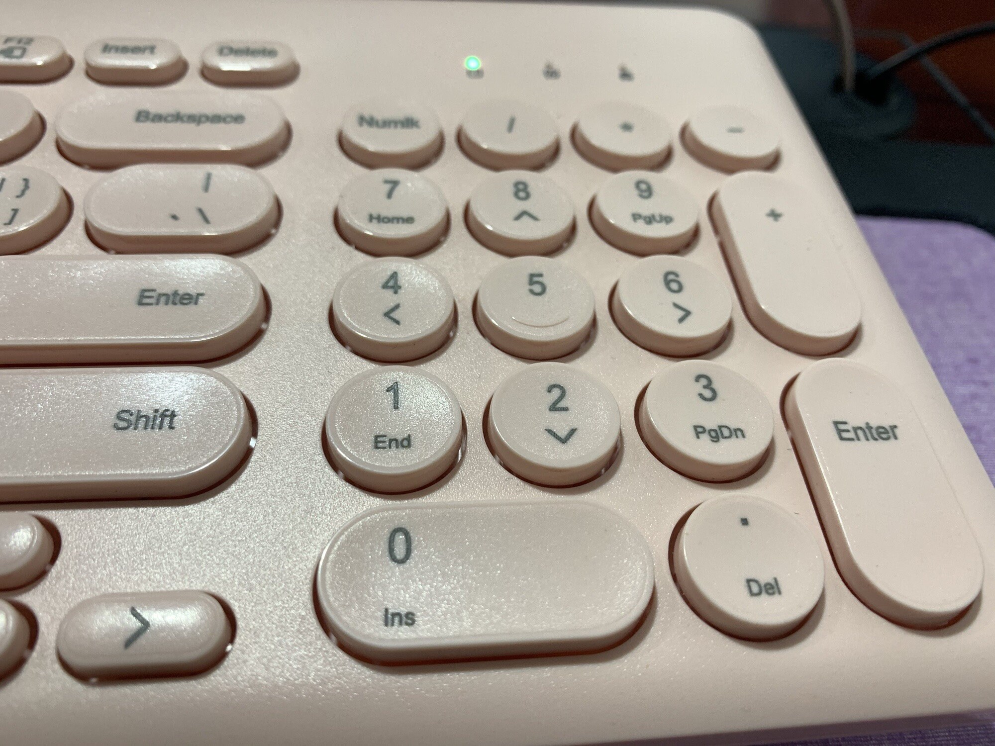 Pastel Pink Keyboard 96 Keys Wired Gaming Keyboard Modern Etsy