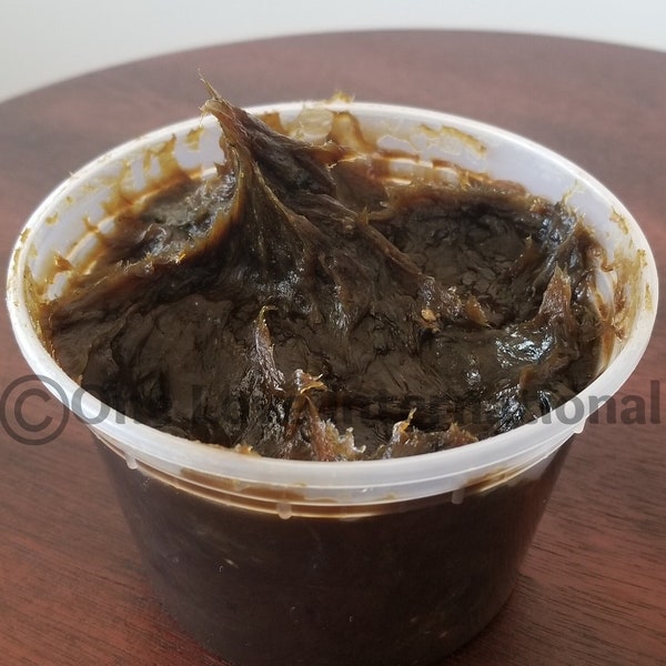 African Black Soap Paste, Bulk, 100% Natural Raw Pure Organic Unrefined Unscented African Black Soap from Ghana for Acne, Hair, Skin, Eczema