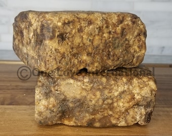 Jabón negro africano crudo: 100 % natural, sin perfume, de Ghana