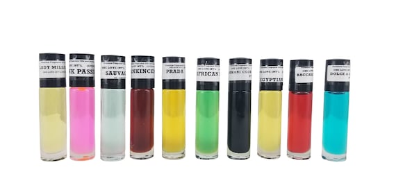 Scented Body Oils for Men Women Unisex, Perfume/Cologne Fragrance Roll On Body Oils, Wholesale Body Oil, for Massage & More List 2/11 (B)