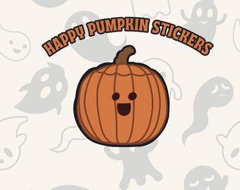 Pumpkin Stickers - Fall & Halloween themed