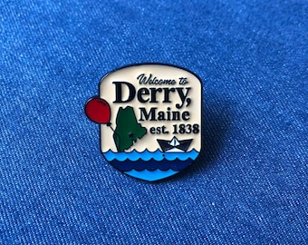 Stephen King's "Town of Derry" - Horror Movie/TV Show Collector Pin