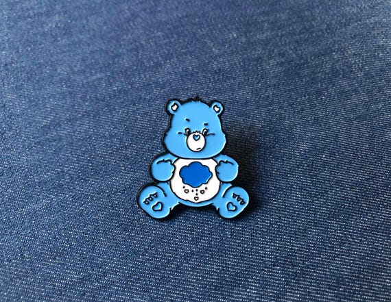 The Care Bears- "Grumpy Bear" -'80's Toy Character Collector Pin