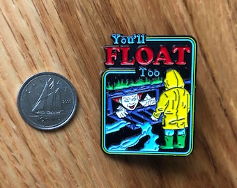 Stephen King's "IT"- Pennywise/Georgie- Sewer Scene- Horror Movie Collector Pin