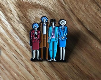 The Golden Girls- Sofia, Dorothy, Blanche & Rose- '80's/90's TV Sitcom Collector Pin