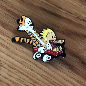 Calvin & Hobbes -Comic Strip Character's Collector Pin