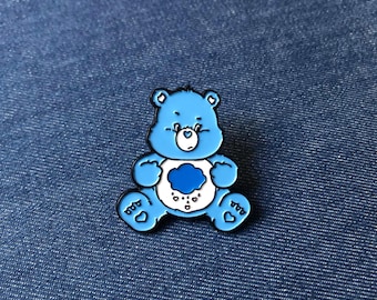 The Care Bears- "Grumpy Bear" -'80's Character Collector Pin