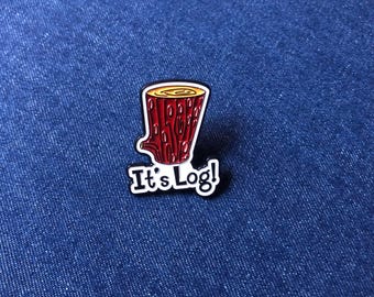 Ren & Stimpy- "It's Log!" -1990's TV Show Collector Pin