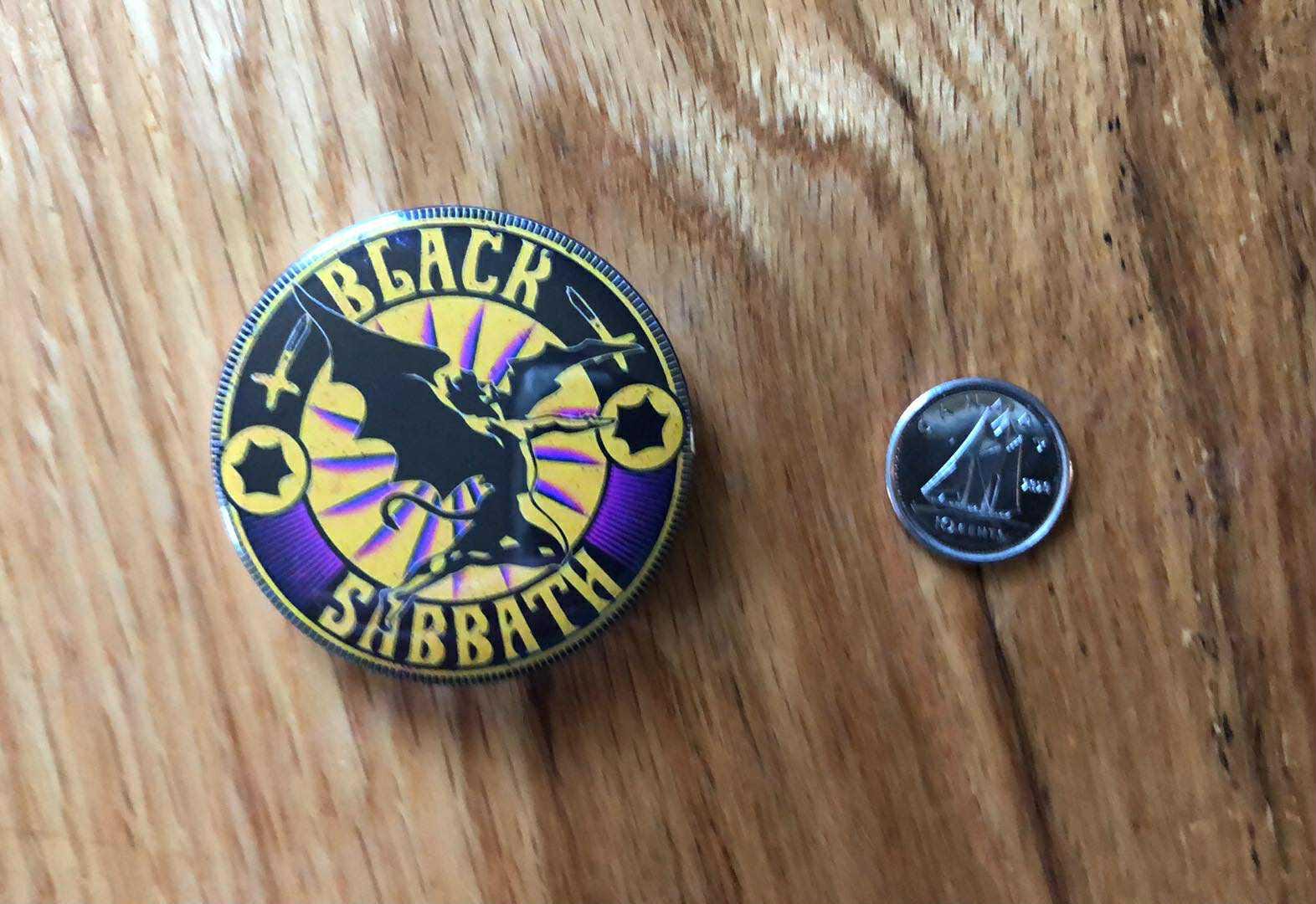 ブラック・サバス「ヘンリー」 オリジナル ヴィンテージパッチ LARGE EMBROIDERED BLACK SABBATH HENRY ROCK BAND BACK PATCH