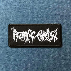 Rotting Christ- Embroidered (Iron/Sew on) Black Metal Battle Jacket Patch