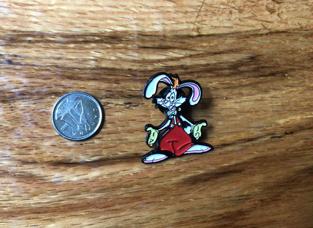 Roger Rabbit Fantasy D Pin Roger Rabbit- 1980's Movie Character Collector Pin - Etsy Canada