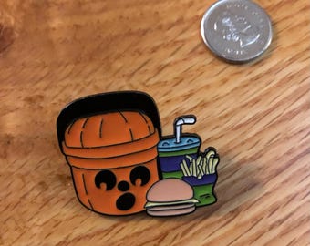 McDonald's "McBoo" Halloween Meal Bucket- 1980/90's Retro Collector Pin