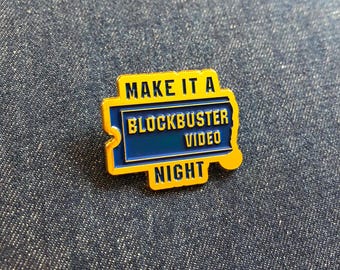 Blockbuster Video: 80s/90s Nostalgia Collector Pin