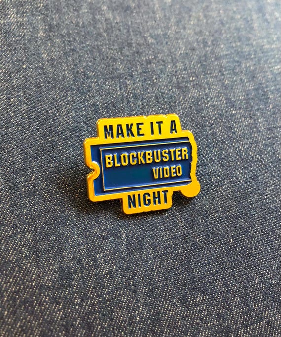 Blockbuster Video: 80s/90s Nostalgia Collector Pin