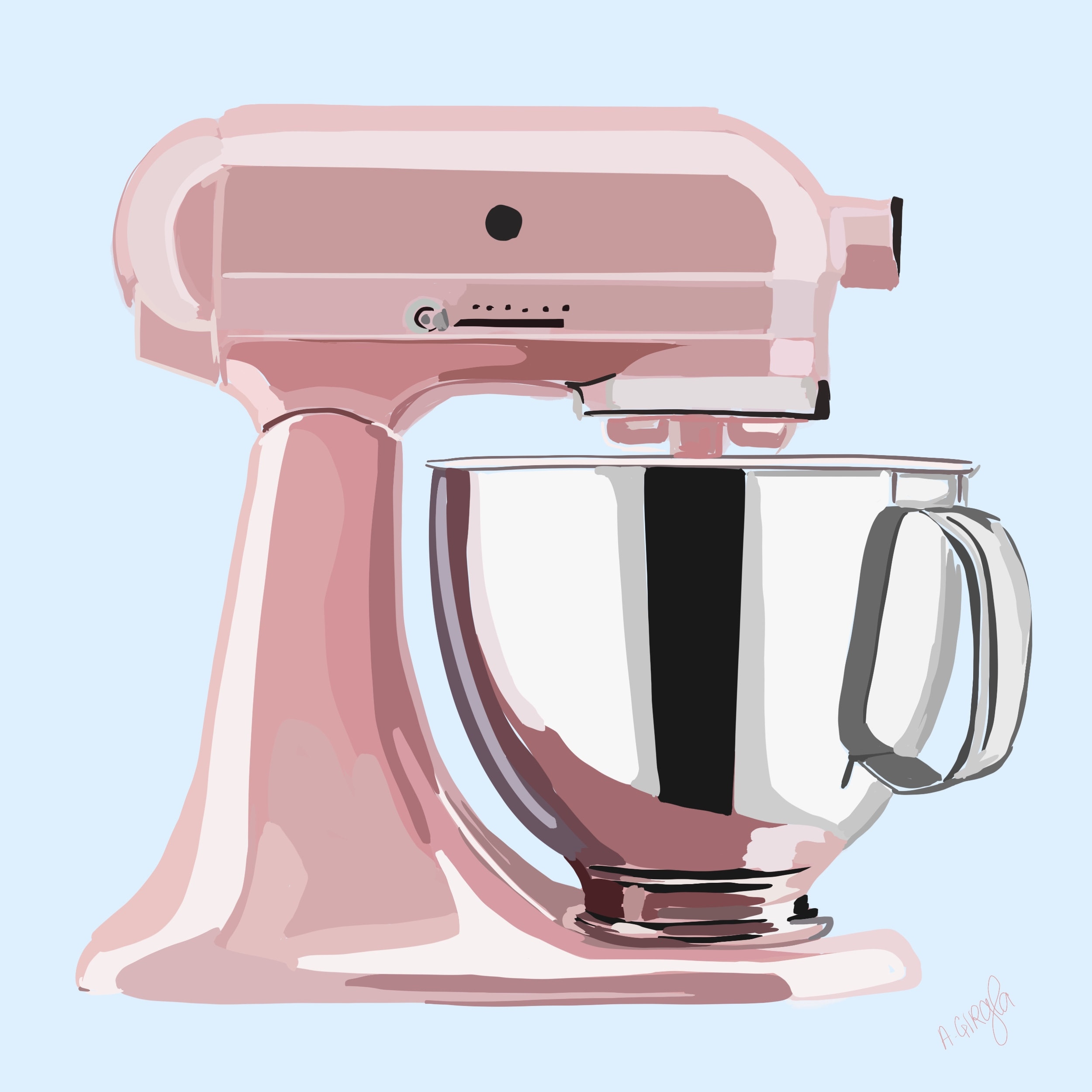 Baking Time Stand Mixer Digital Download Etsy