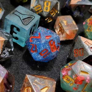 Custom Resin Dice Set