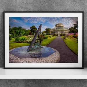 Dublin Irland Fotografie Poster - Botanic Gardens Sundial - Digitaler Download Wandkunst