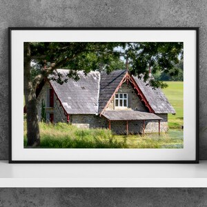 Printable Maynooth Kildare Ireland Photography Poster - Boathouse and Tree - Digital Download Wall Art
