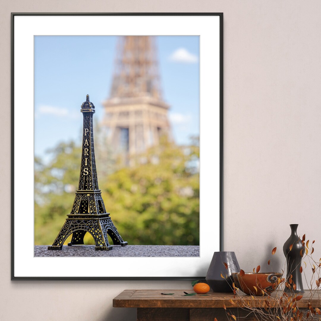 Printable Paris France Photography Poster - Eiffel Tower X 2 - Digital ...