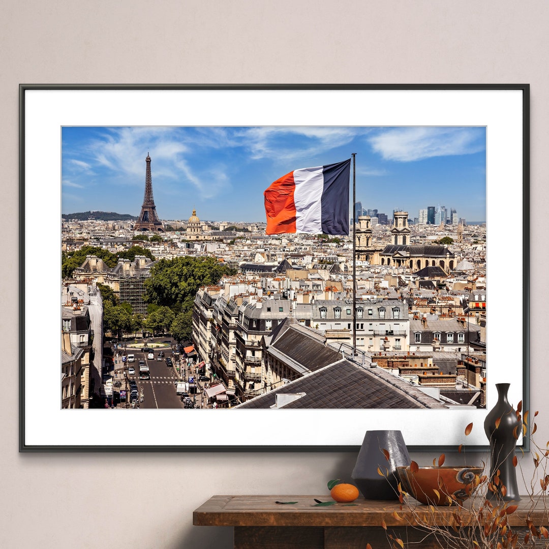 Printable Paris France Photography Poster - Paris Skyline - Digital ...