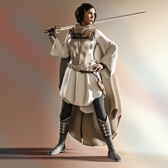 Jake Bartok Art Inspired Princess Leia Sword Concept for 3D Etsy