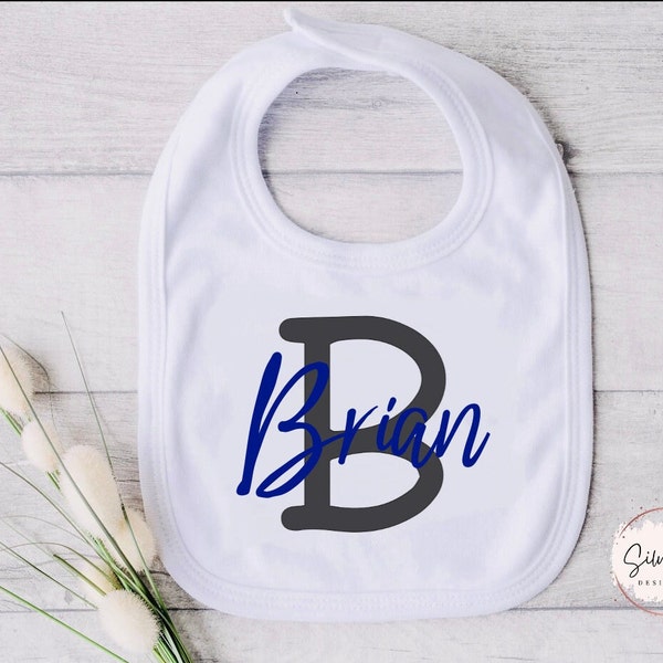 Baby Bib, Baby's Name, Funny Baby Gift, Baby Shower Gift, Personalized Baby Bib, Monogram Baby Bib, Custom Bib