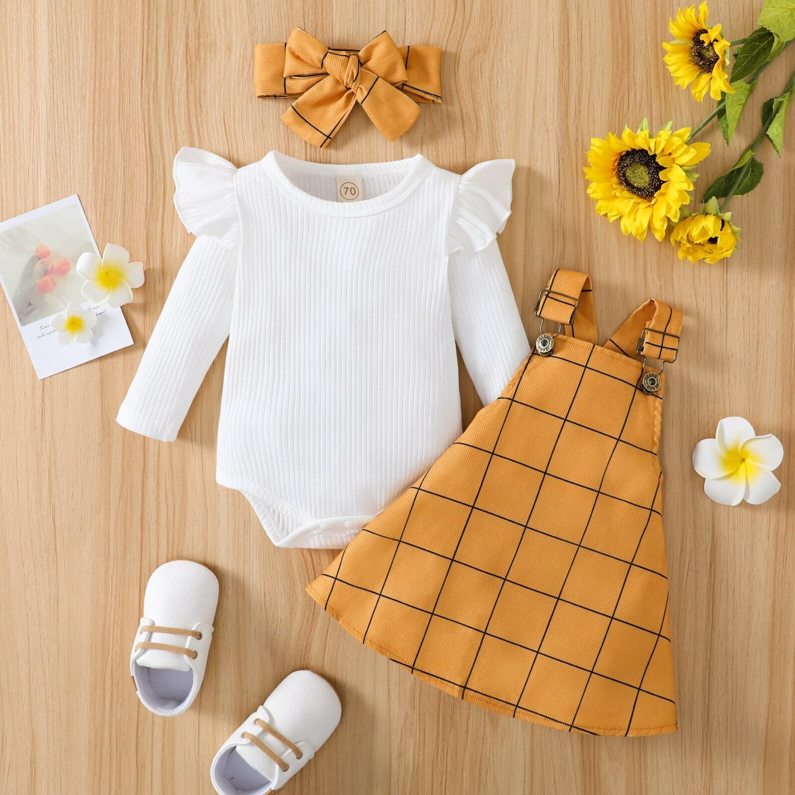 Newborn Baby Girl Clothing Set Baby Girl Long Sleeve Etsy