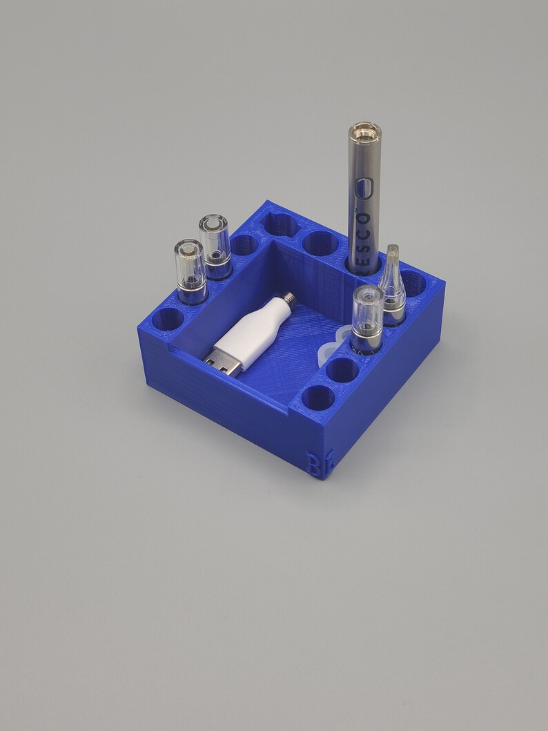 510 Cartridge Holder With Storage 510 Vape Stand Cartridge Etsy