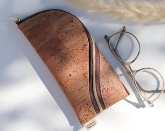 LEA Handmade Glasses Case Made of Vegan Cork Etsy