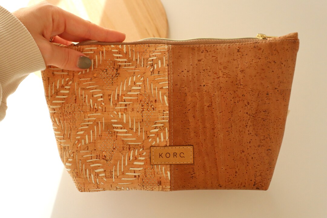 LINA Cork Wash Bag Etsy