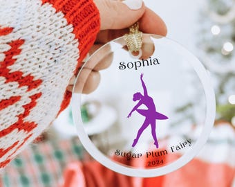 Sugar Plum Fairy Nutcracker Ornament | Nutcracker Ornament | Sugar Plum Fairy Gift | Sugar Plum Fairy Ornaments | Nutcracker Ballet Gift
