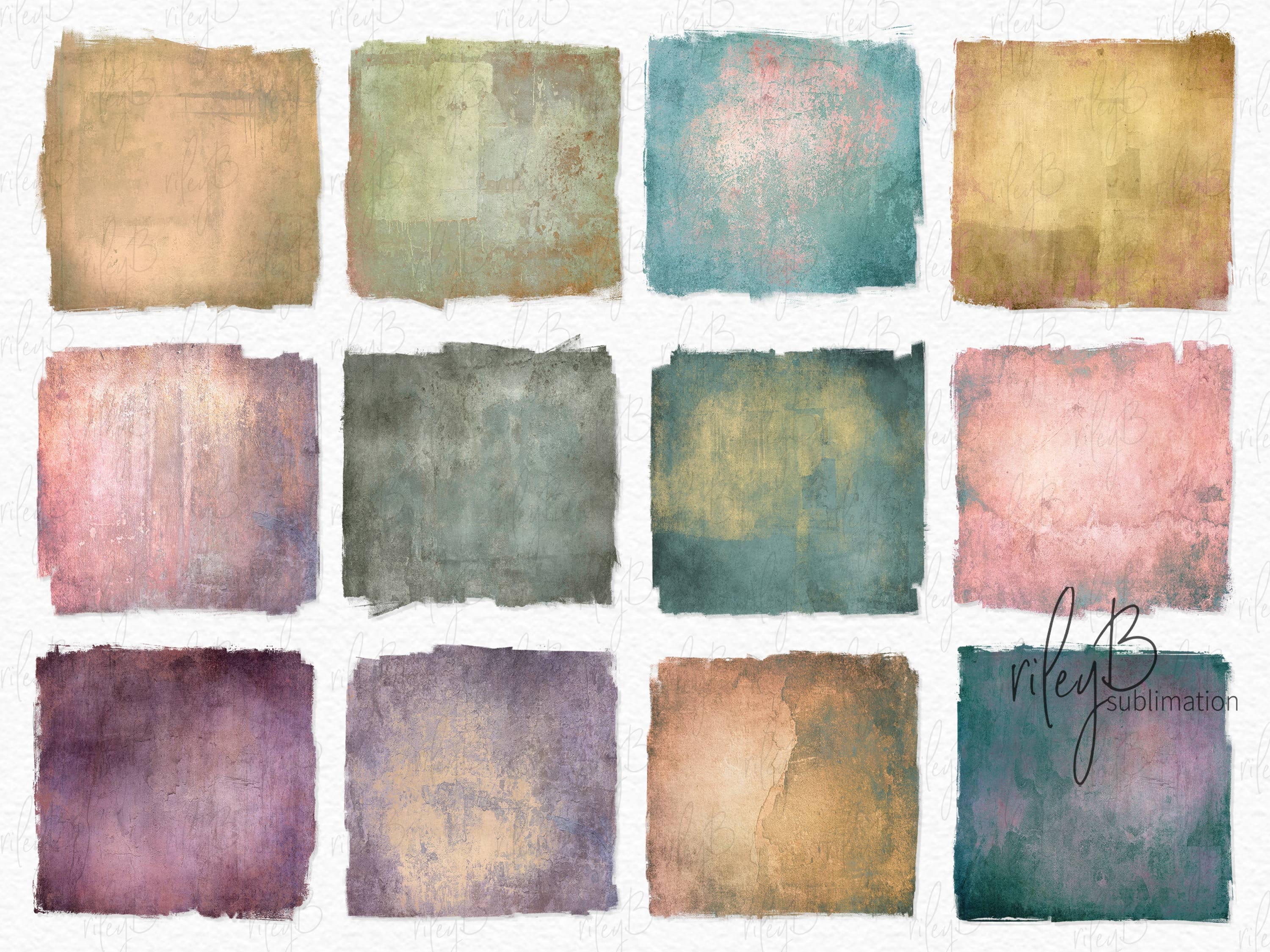 Textures of Tulum Pngs - Rainbow Color Textures - Mixed Color Overlays ...