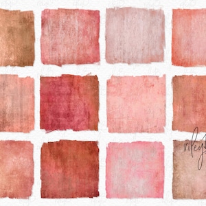 Florida Flamingo Texturen PNGs - Rosa und Orange farbige Hintergründe - Hellrosa und Orange Fotohintergründe - Pink Orange Flamingo Grunge