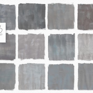 Neutrales Grau Textur Overlays: Malerische Grunge PNGs (Digitaler Download)
